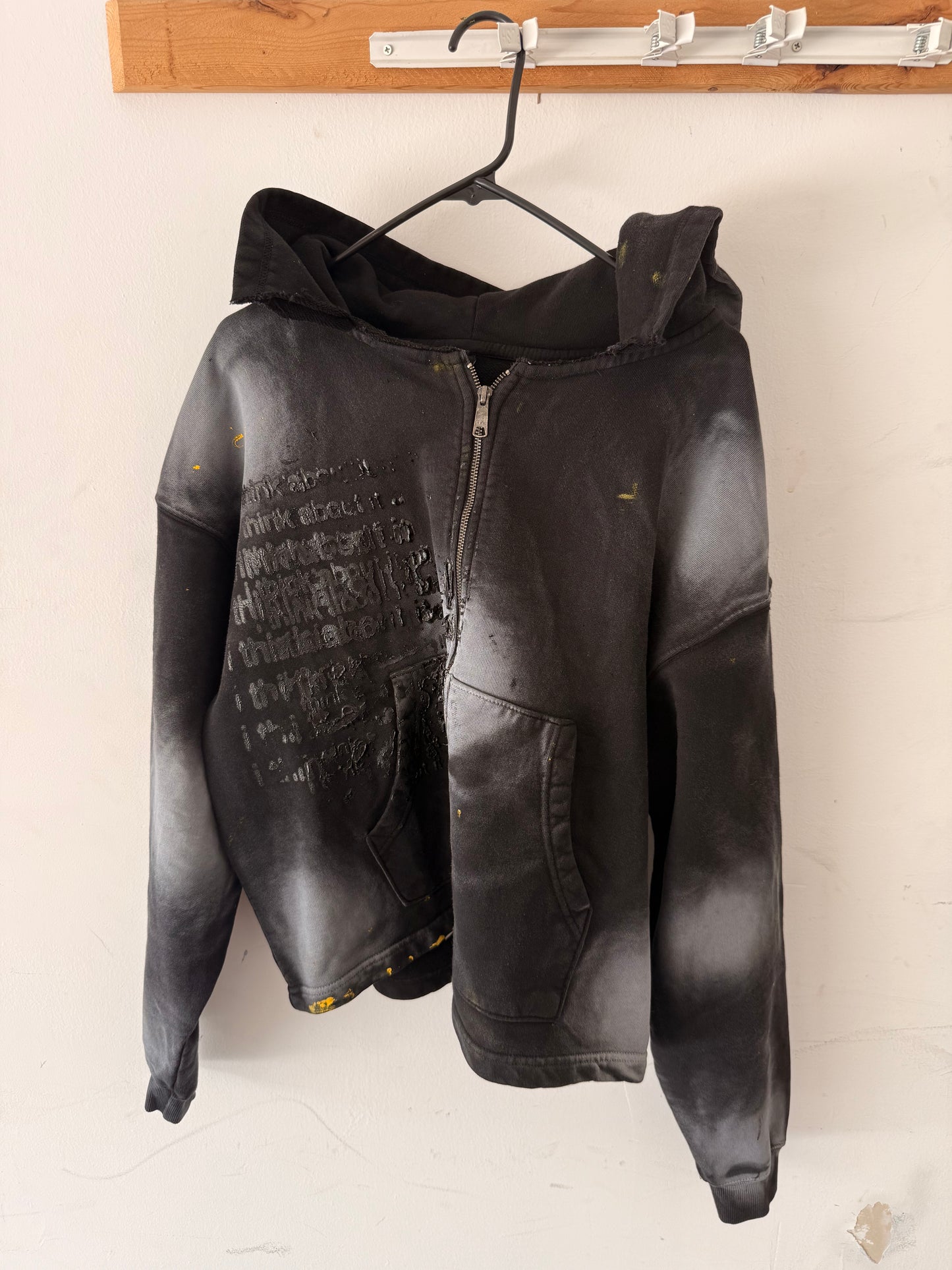 I Think About It All The Time Painters Zip Up